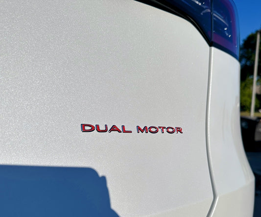 Tesla Model S / X / Y / 3 Dual Motor Emblem Sticker