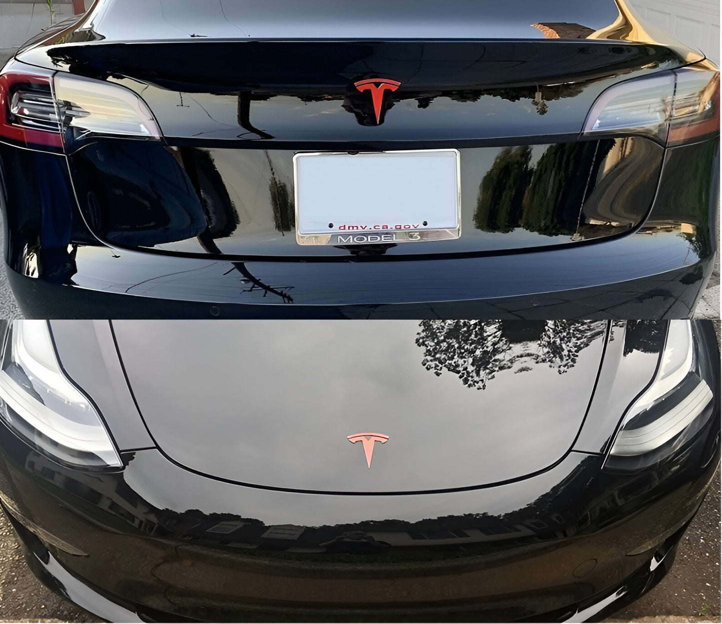 Tesla Model 3 Emblem Sticker Bundle 12 Decals