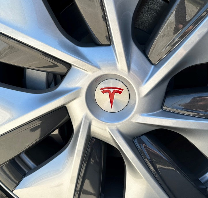 Tesla Model S / X / Y / 3 Wheel Rim Emblem Sticker