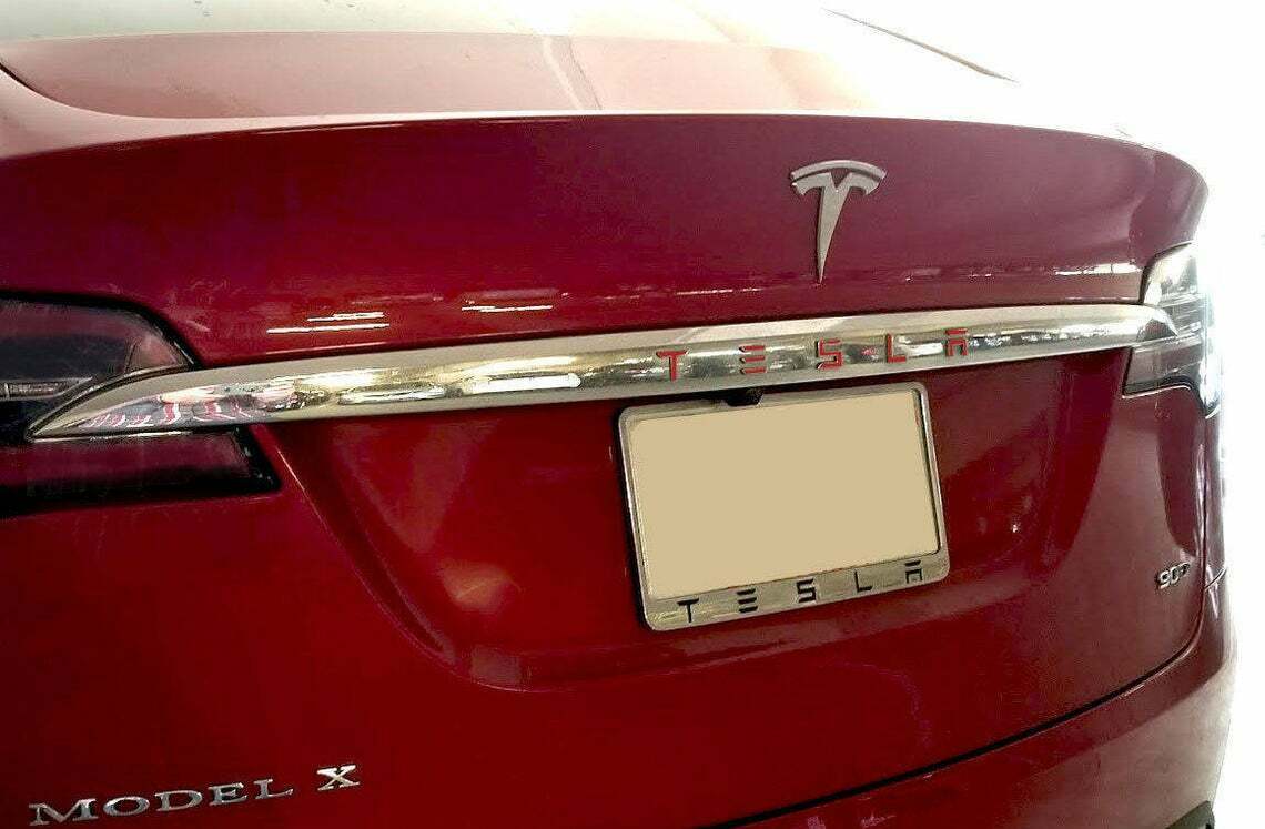 Tesla Model S / Model X Tailgate Trunk Badge Letters Sticker