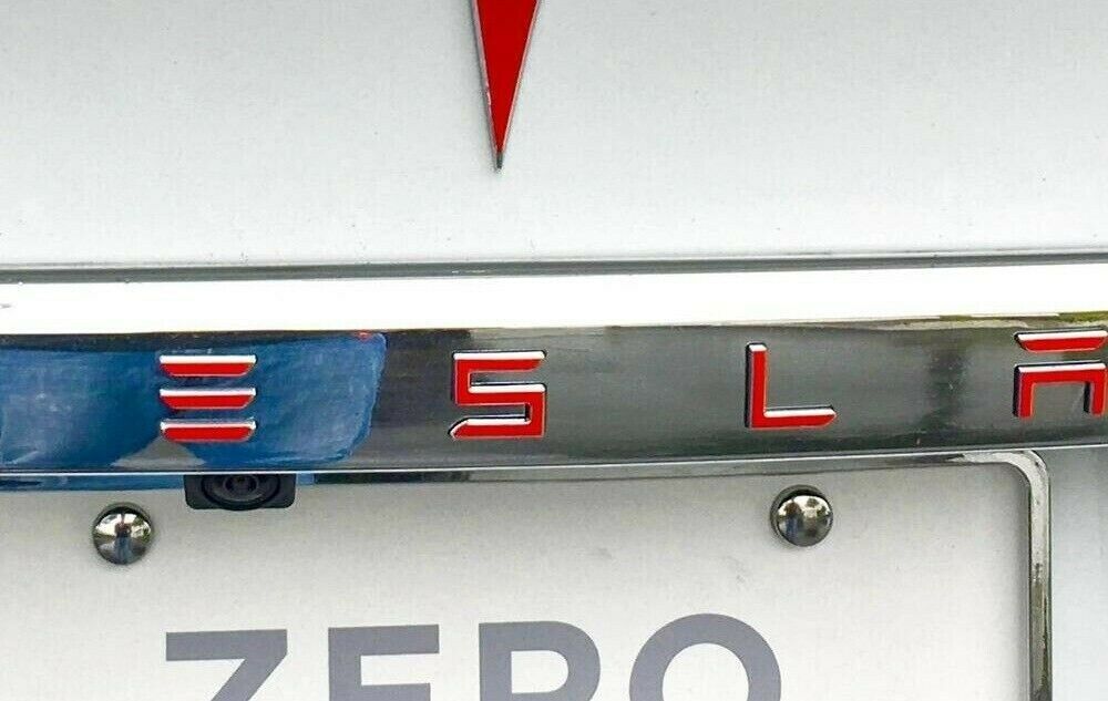 Tesla Model S / Model X Tailgate Trunk Badge Letters Sticker