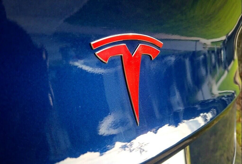 Tesla Model Y Emblem Sticker Bundle 8 Decals